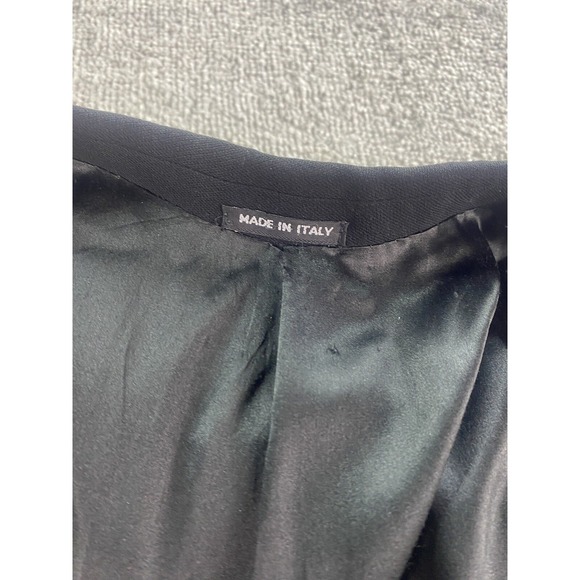 Vintage Giorgio Armani Tuxedo Jacket 42R Black Wool Silk Lined Formal Italy - Picture 9 of 16